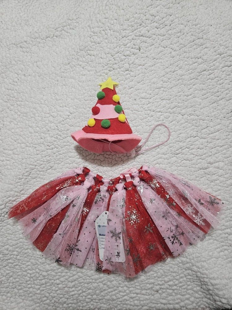 Dog Or Puppy Christmas Outfit Costume New