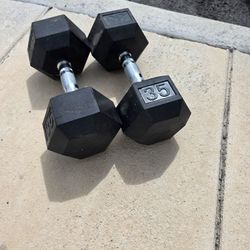 35Lb Dumbells - Pair