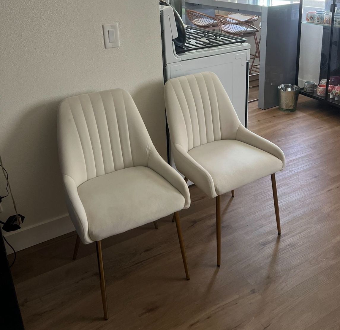 Upholstered Dining Chairs.