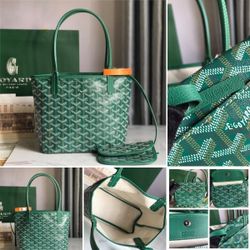  Green Tote Bag          30 x 17 x 50 cm