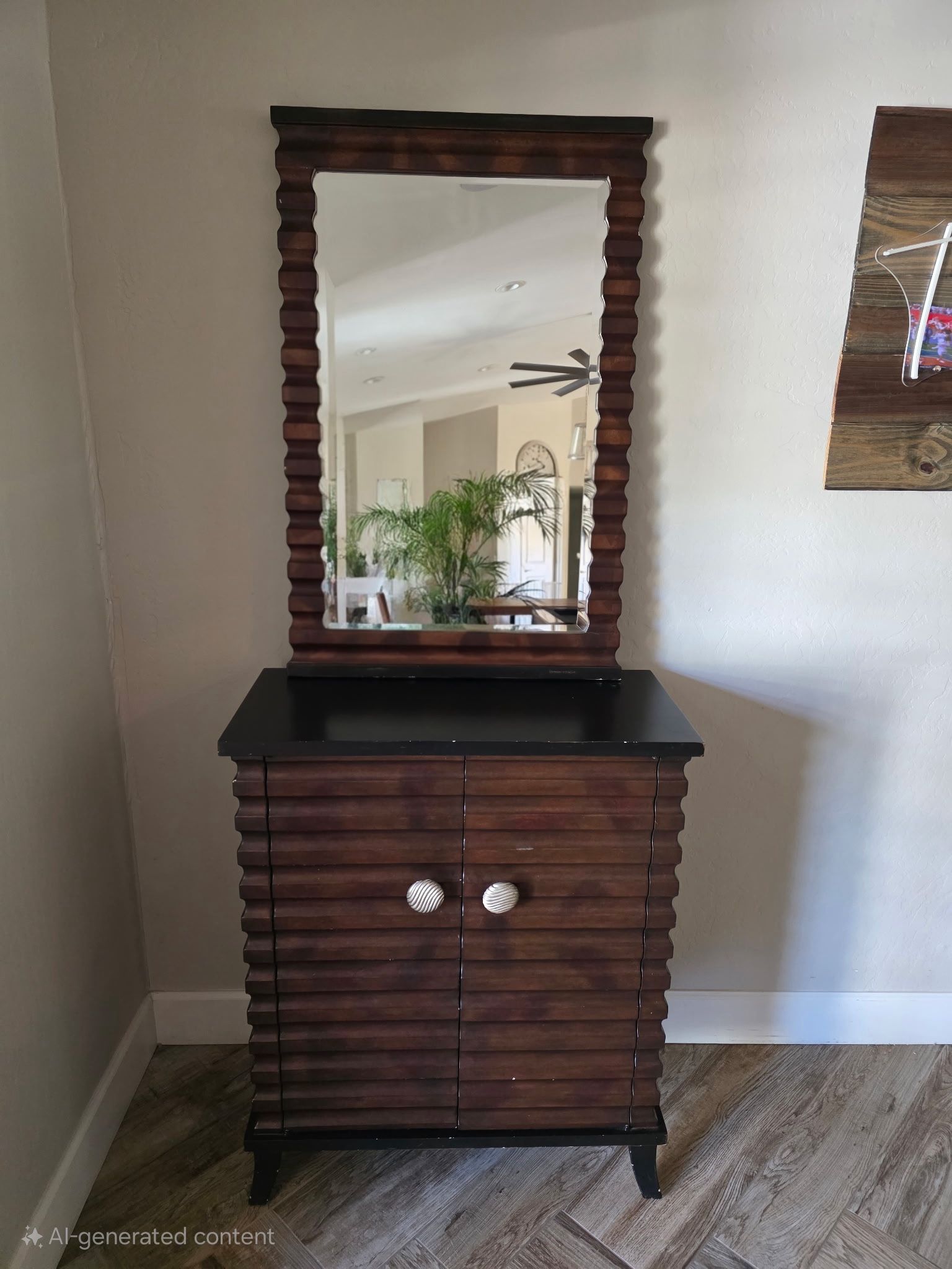 Mirror And Storage Cabinet