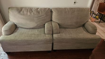 2 oversized arm chairs