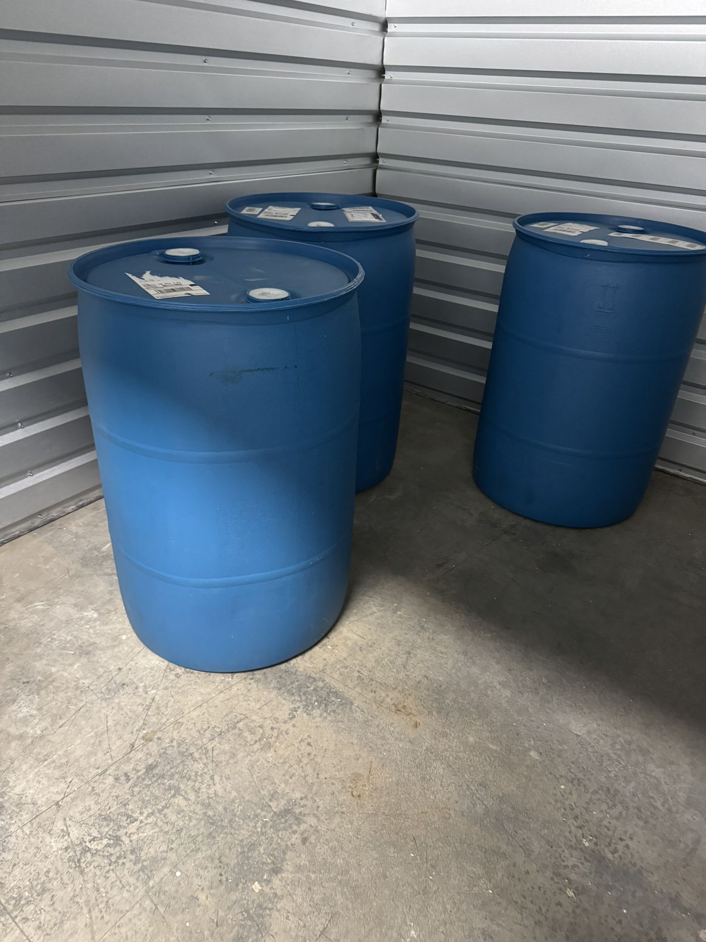 55 Gallon Water Barrels