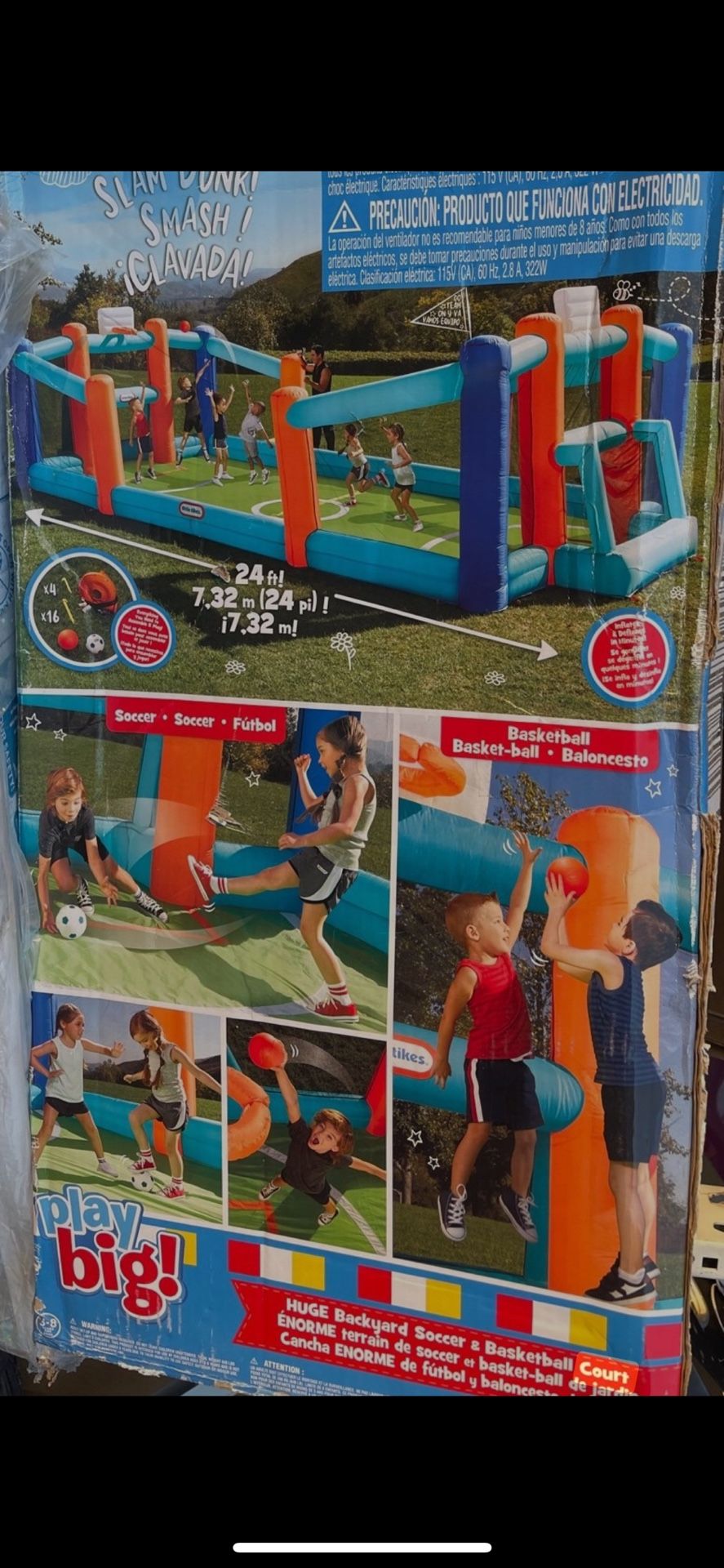 New Inbox, Blow Up Soccer, & Basketball Field