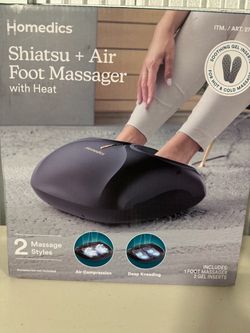 Homedics Shiatsu + Air Foot Massager with Heat