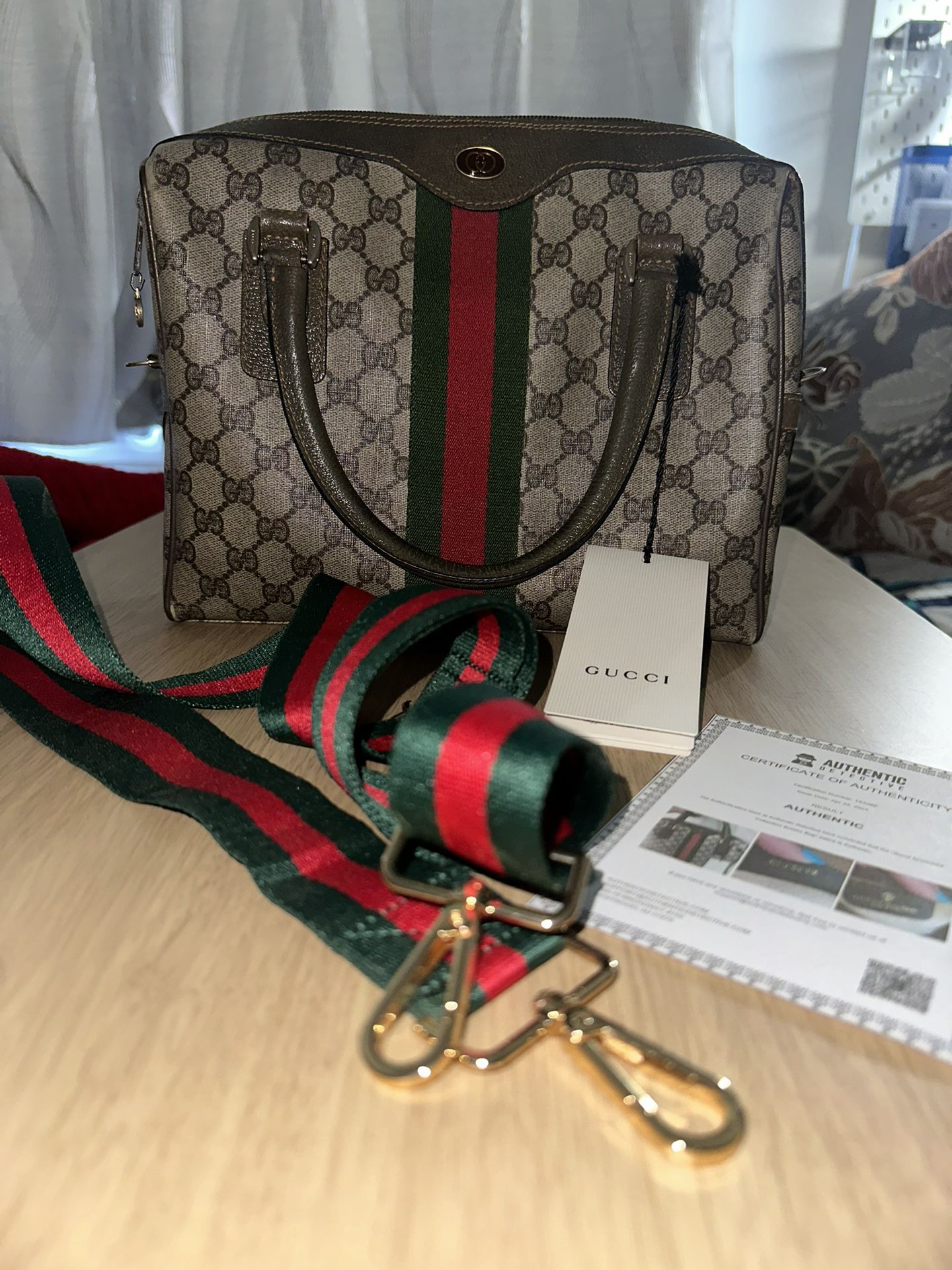 AUTHENTIC VINTAGE GUCCI ACCESSORY COLLECTION BOSTON BAG