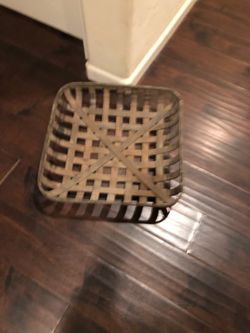Tobacco Wicker Basket decoration