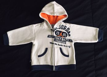 Toddler boy Michael Jordan zipped hoodie cotton toddler boy 12m clothes