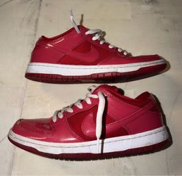 SB Dunk Low - Red Patent Leather 304292-616