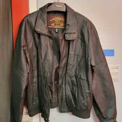 Global Identity Geniune Leather Coat
