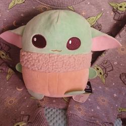 Baby Yoda Long Sleeve Shirt and Plush Set