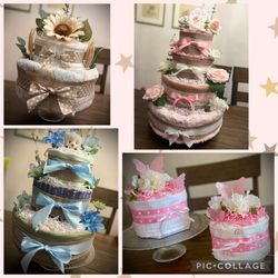 New Baby Shower Made To Order Diaper Gift 