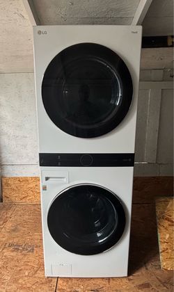 LG ThinQ Stacked Washer Dryer Unit