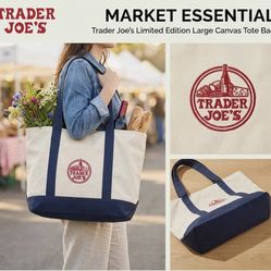 Trader Joe’s Large Canvas Tote Bag