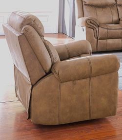 Knoxville Microfiber Plush Recliner Grey