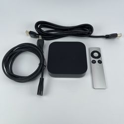 Apple TV Model A1469 3rd Generation Includes Remote HDMI Cable and Power Cable