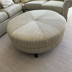 Large Ottoman (or Coffee Table) 46” Diameter 