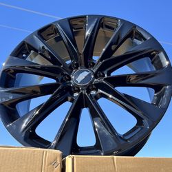 Free Delivery  (4) 24" Cadillac Escalade V OEM ONYX wheels rims ORIGINAL Tahoe Yukon Silverado