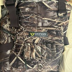 New OXYVAN Duck Hunting Waders with 600G Rubber Boots Insulated,Neoprene Realtree MAX-7 Camo Fishing Chest Waders for Men & Women