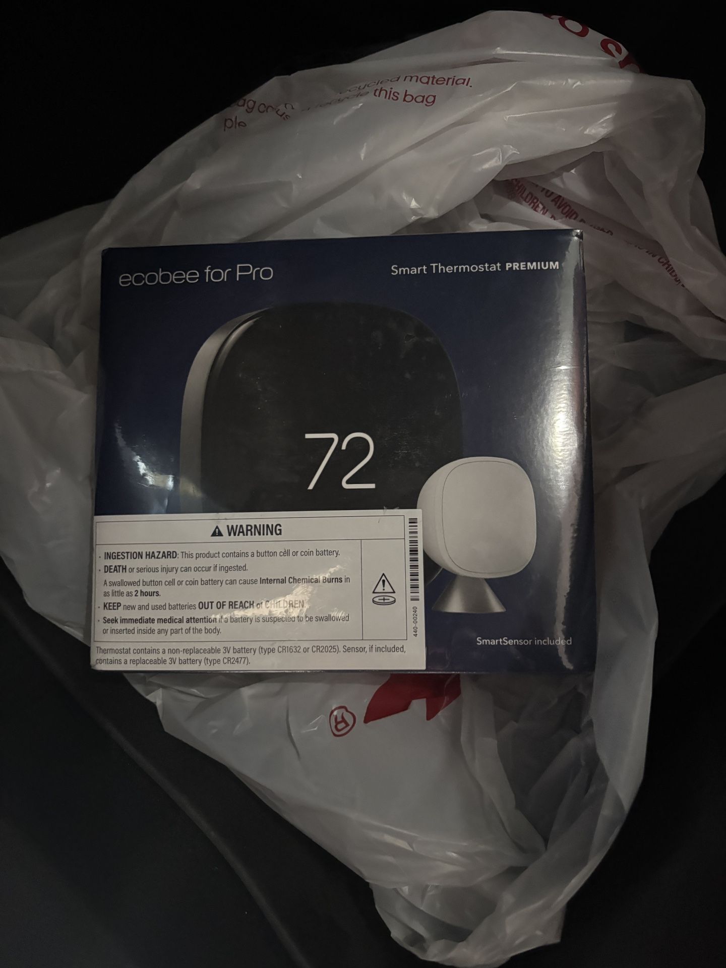 Ecobee thermostat