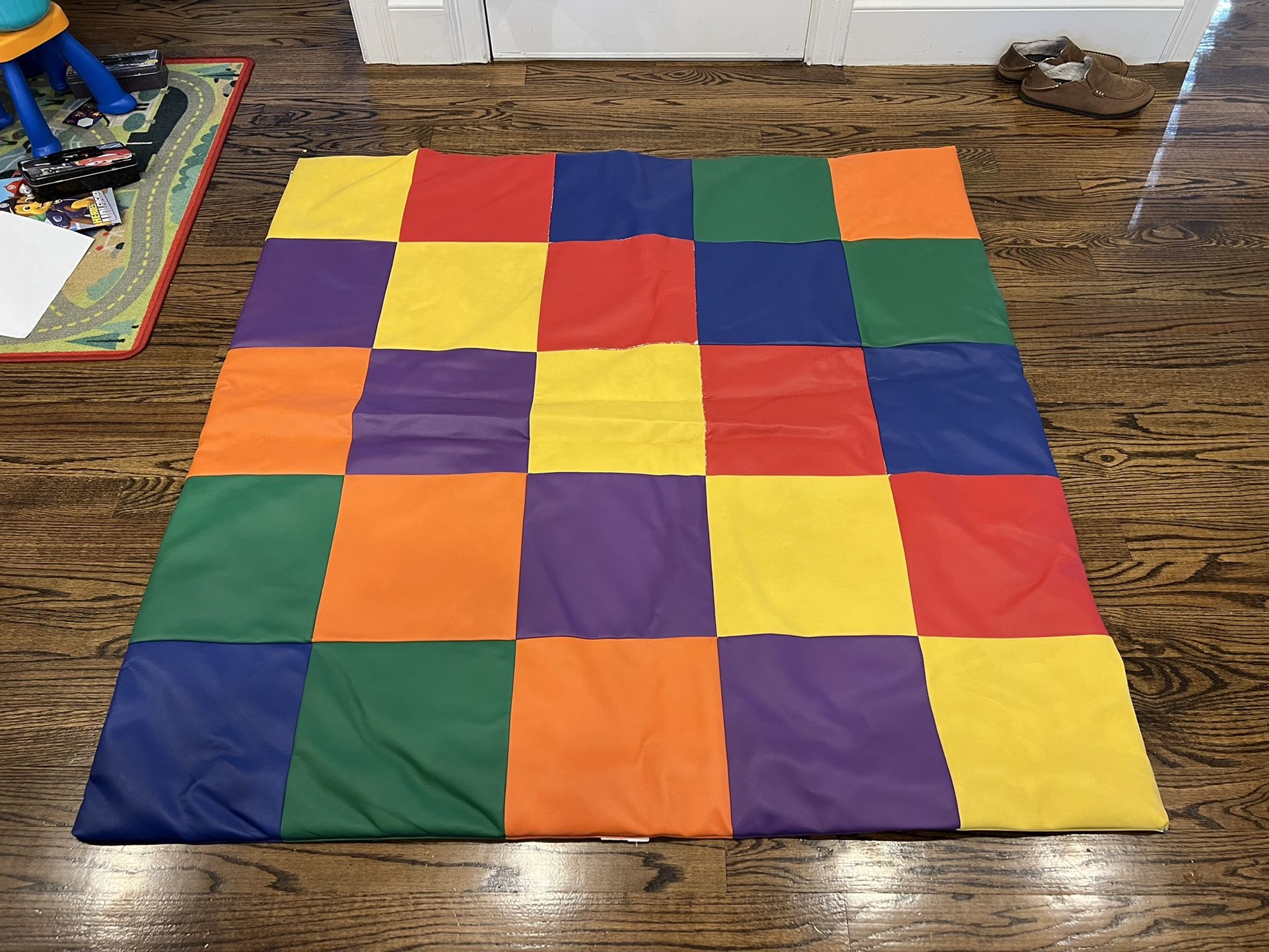 ECR4Kids SoftZone Patchwork Toddler Infant Play Mat 
