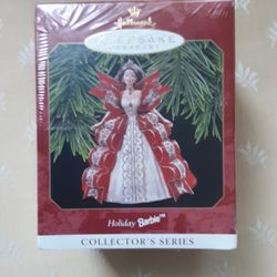 Hallmark Keepsake Holiday Barbie Ornament 