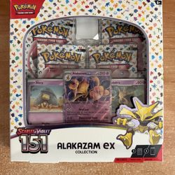 Pokémon 151 Alakazam Collection Box