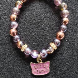 Women's handmade stretch bracelet