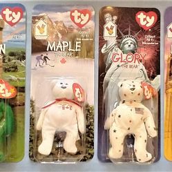 

Mc Donald’s Teenie beanie baby set of 4 international bears1999, --

