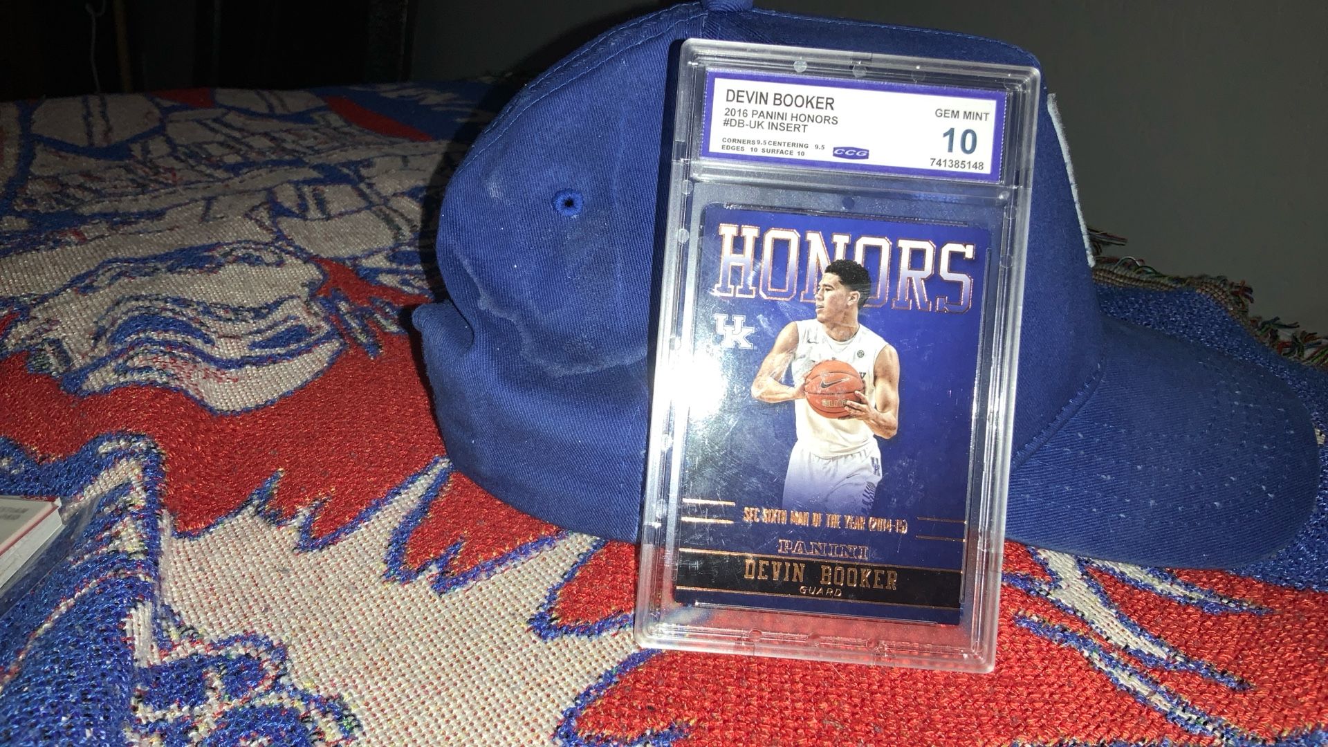 Devin Booker SEC Sixth Man Of The Year Honors Gem Mint 10