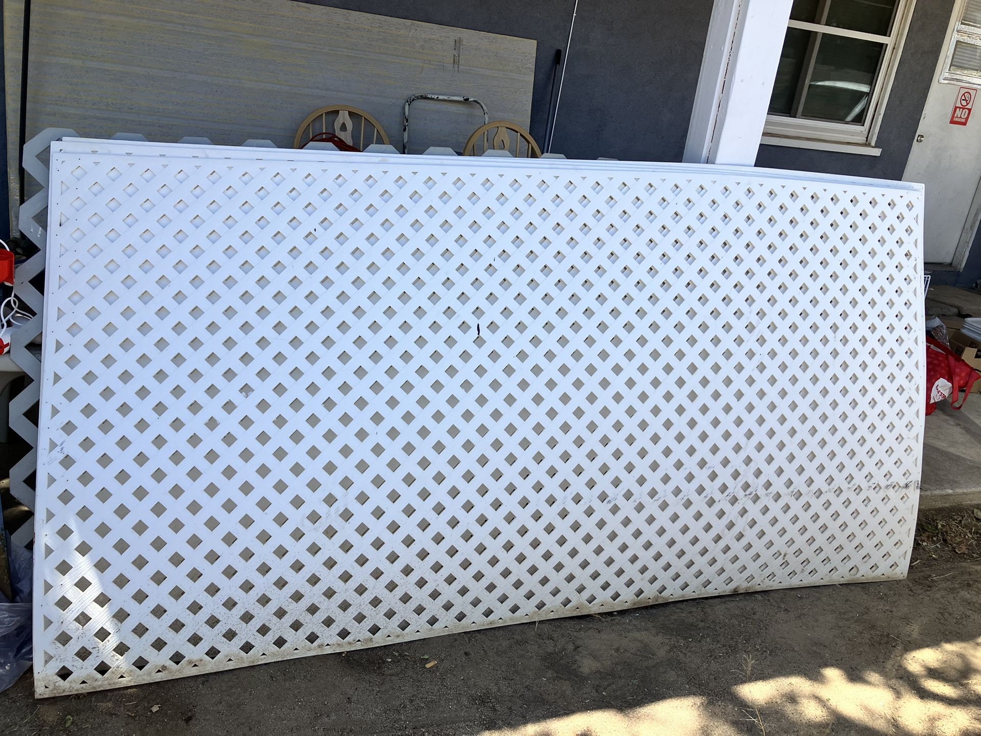 5 Lattice Fence Panels 4’x8’