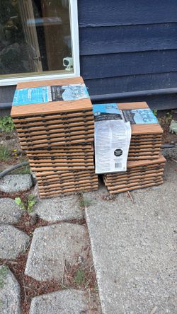 180 pieces of Composite deck tiles, all in great condition