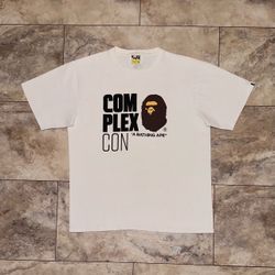 BAPE x ComplexCon 2016 Exclusive White Graphic Tee Size XL