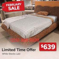 Modern Queen Size Bed Frame  // Mattress Sold Separately 