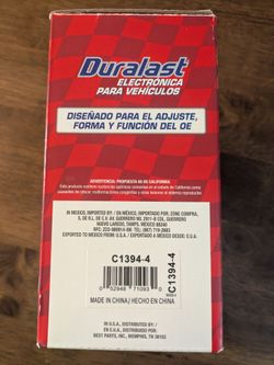 Duralast Ignition coil C1394 4-pack