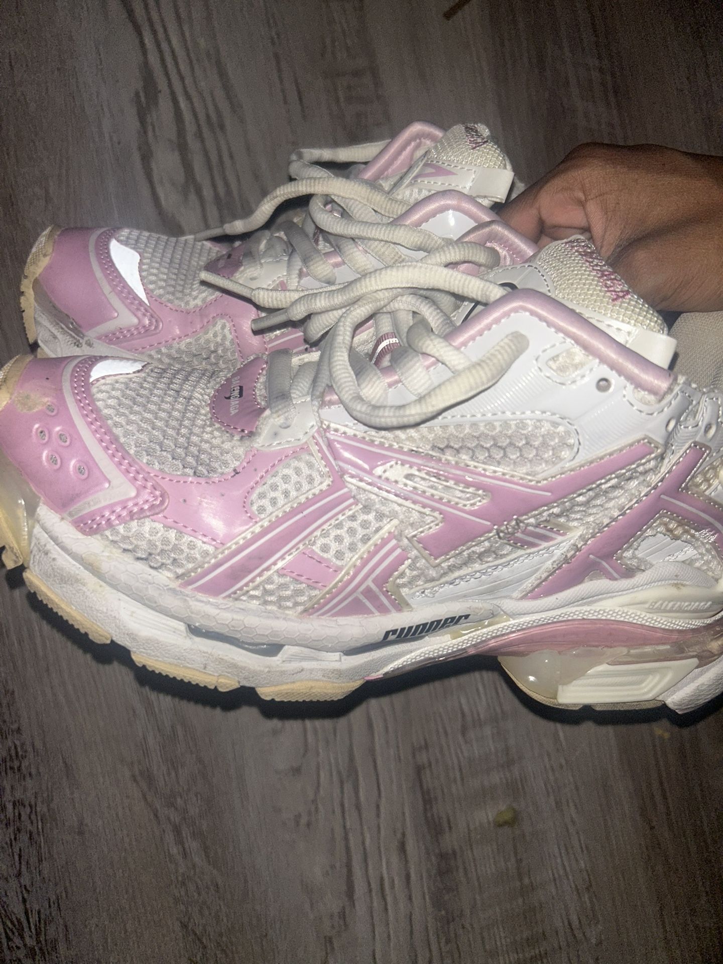Balenciaga Track Sneakers Pink/White Size 38 (Women