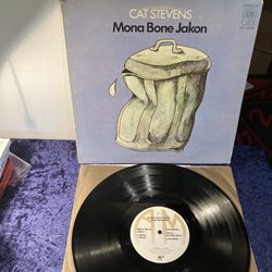 Cat Stevens - Mona Bone Jakon Vinyl LP - 1973 early RE "I Think I See the Light"