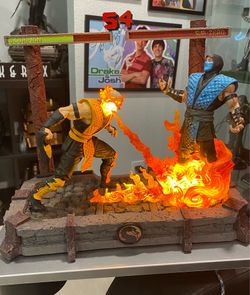 Iron Studios Mortal Kombat Scorpion Vs Sub-Zero 1/10 Diorama Statue