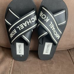 Mk Flat Sandals Size 5M.