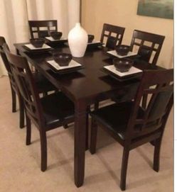 New 7pc. Dining table set