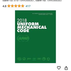 2018 Uniform Mechanical Code Book