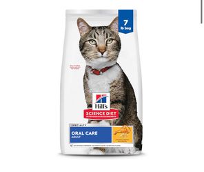 hills science diet oral care dry cat food 7lb