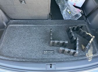 Heavy Duty Trunk Liner With CarGo Blocks VW Atlas