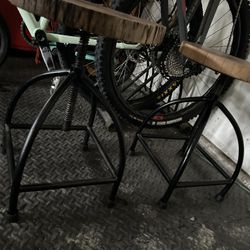 Raw Edge Wooden Stool