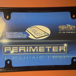 Cruiser 30650 Perimeter License Plate Frames, Black 