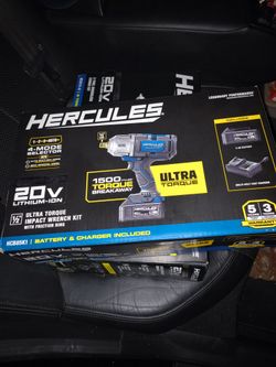 hercules drill 20v