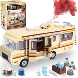 Rvs for Break Bad Building Set, Upgraded Creative Rvs Building Bricks Merchandise, Camper Van Building Set Toy for Boys Age 12 