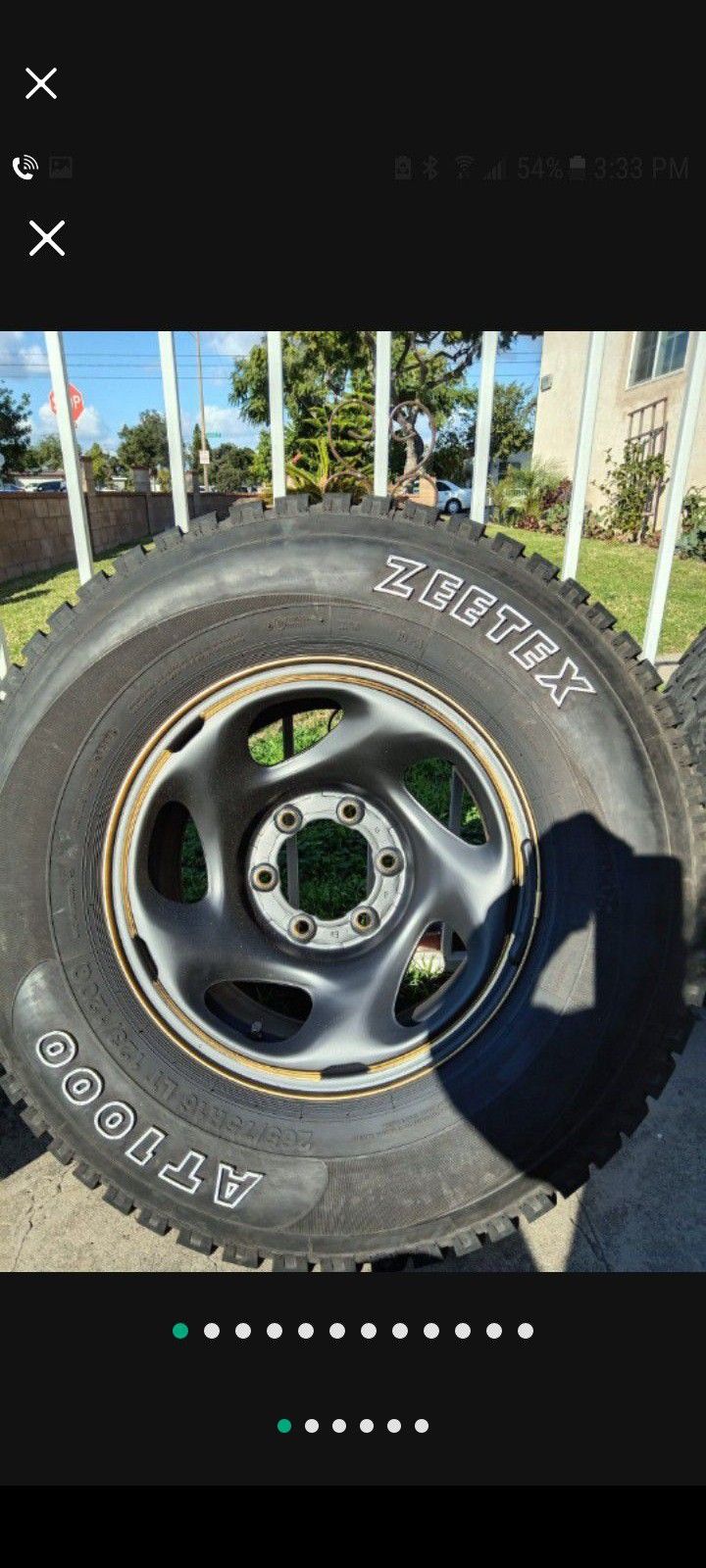 275/65R16 Tires On 6x135 Wheels