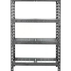 4-Tier Welded Steel Garage Storage Shelving Unit (41 in. W x 72 in. H x 24 in. D)