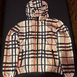 Hooded Zip Up Windbreaker Jacket